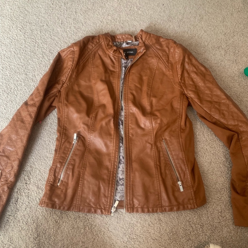 Black rivet jacket